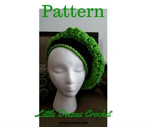 Crochet kingston Cap Beret Pattern