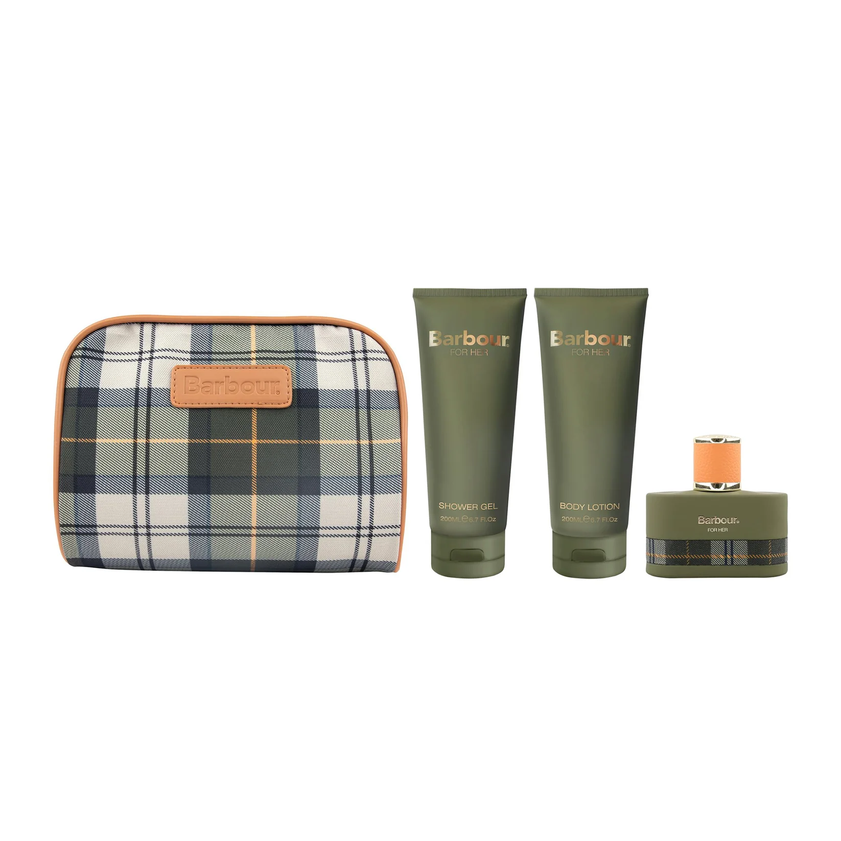 Barbour For Her Hero Essentials Gift Set - 50ml Eau de Parfum + Body Lotion + Shower Gel