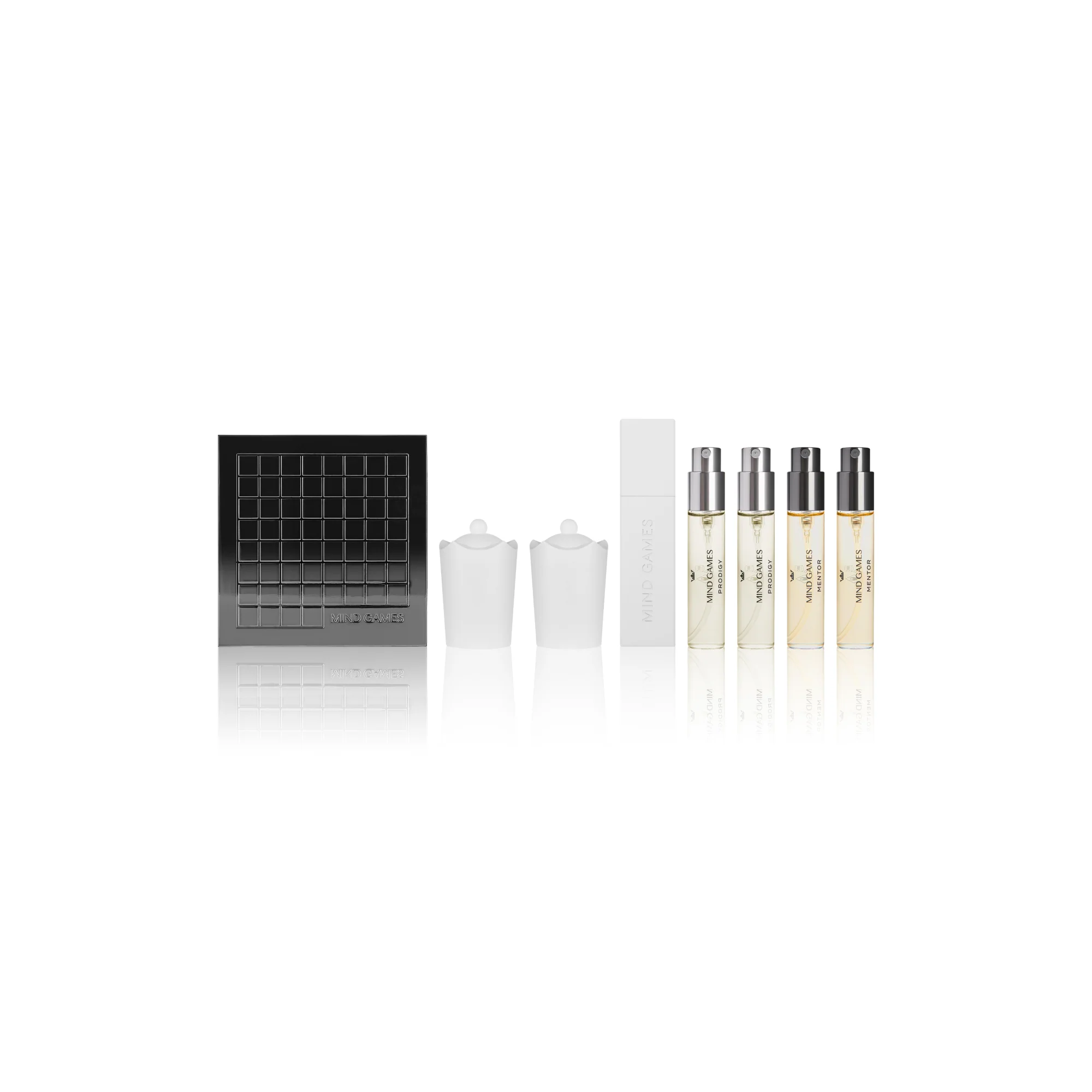 Perfumer Extraordinaire Prodigy and Mentor Discovery Set - 4 x 7.5ml Travel Sprays + Ceramic Diffusers