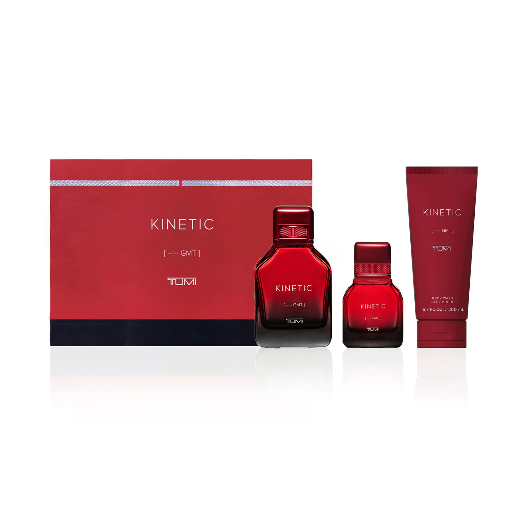 KINETIC [--:-- GMT] 3 Piece Gift Set - 100ml EDP + 30ml EDP + 200ml Shower Gel