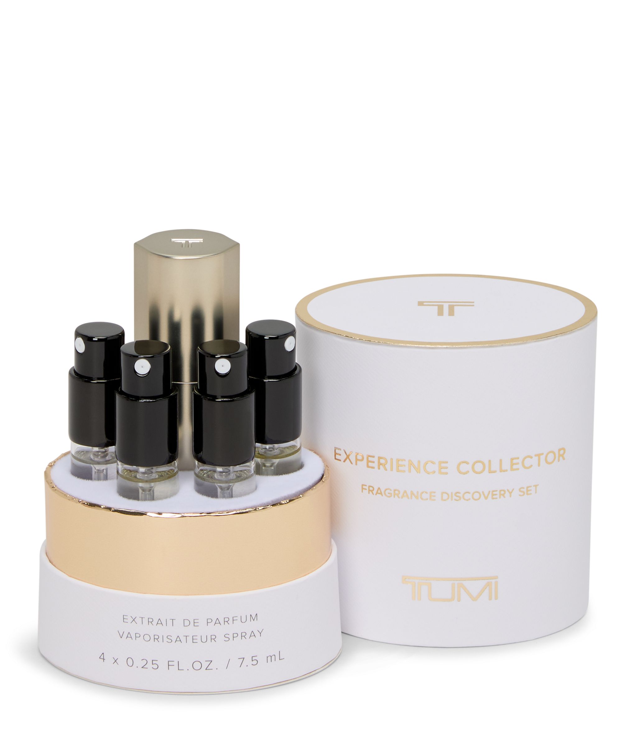 Experience Collector TUMI Discovery Travel Set - 4 x 2ml Extrait de Parfum