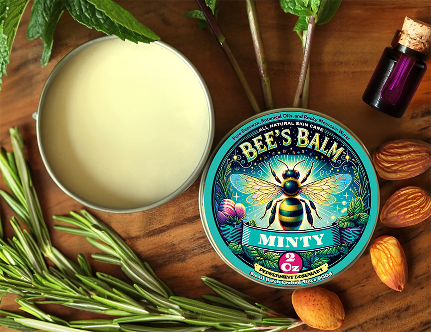 Bee's Balm - Minty : 2 Ounce Tin