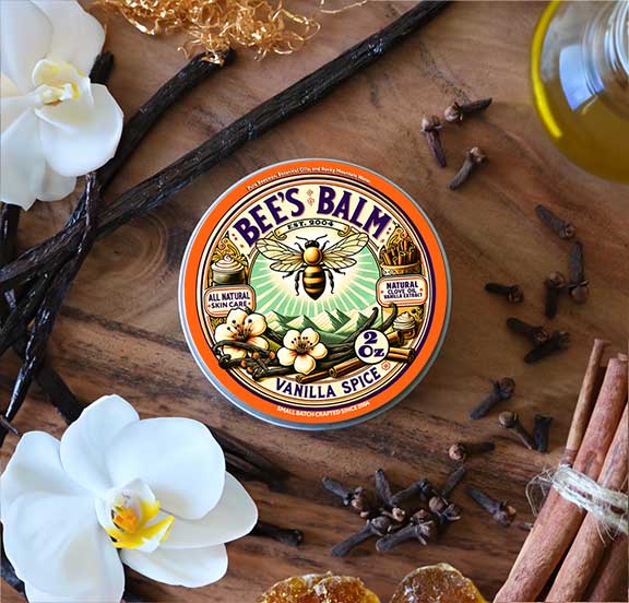 Bee's Balm - Vanilla Spice : 2 Ounce Tin