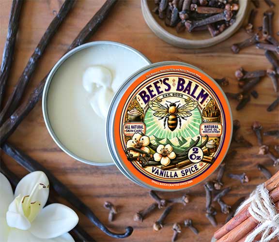 Bee's Balm - Vanilla Spice : 2 Ounce Tin
