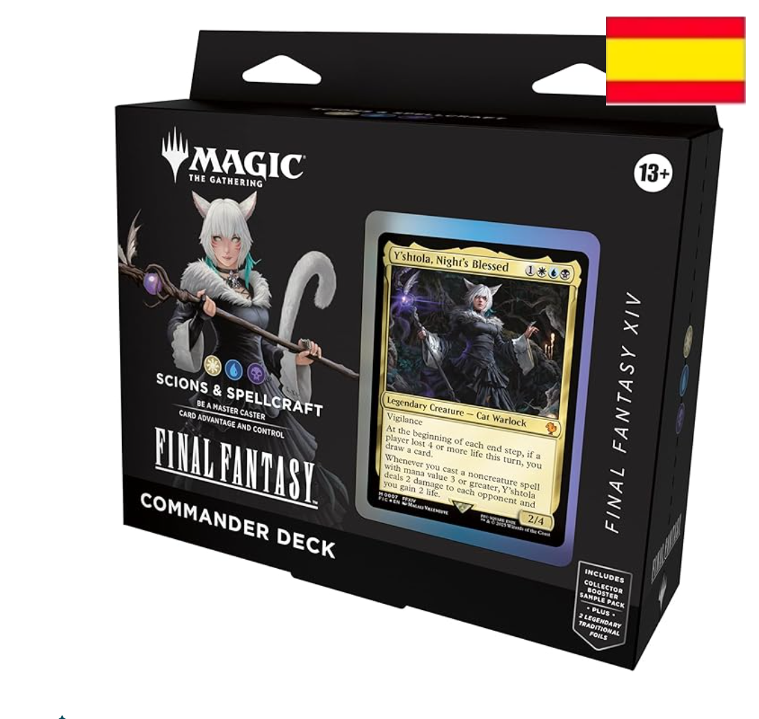 Magic: The Gathering Final Fantasy XIV Commander Deck "Scions & Spellcraft" (Español)