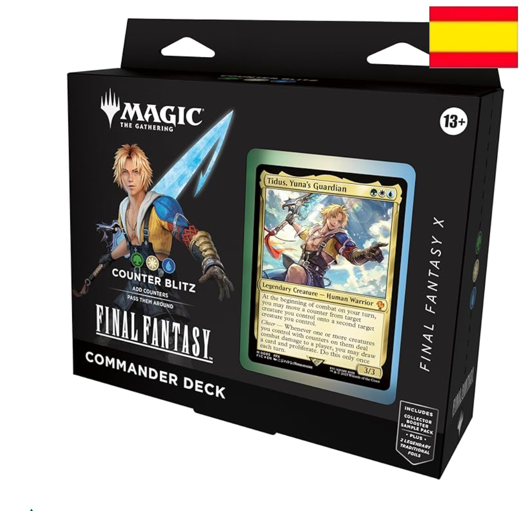 Magic: The Gathering Final Fantasy X Commander Deck - Counter Blitz (Español)