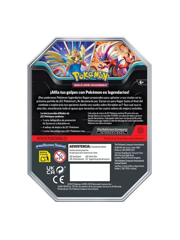 Pokémon TCG - Lata Summer ex Tins - Español 