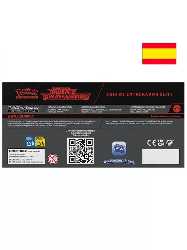Caja de entrenador Elite Trainer Box Español - Destined Rivals- Pokémon TCG