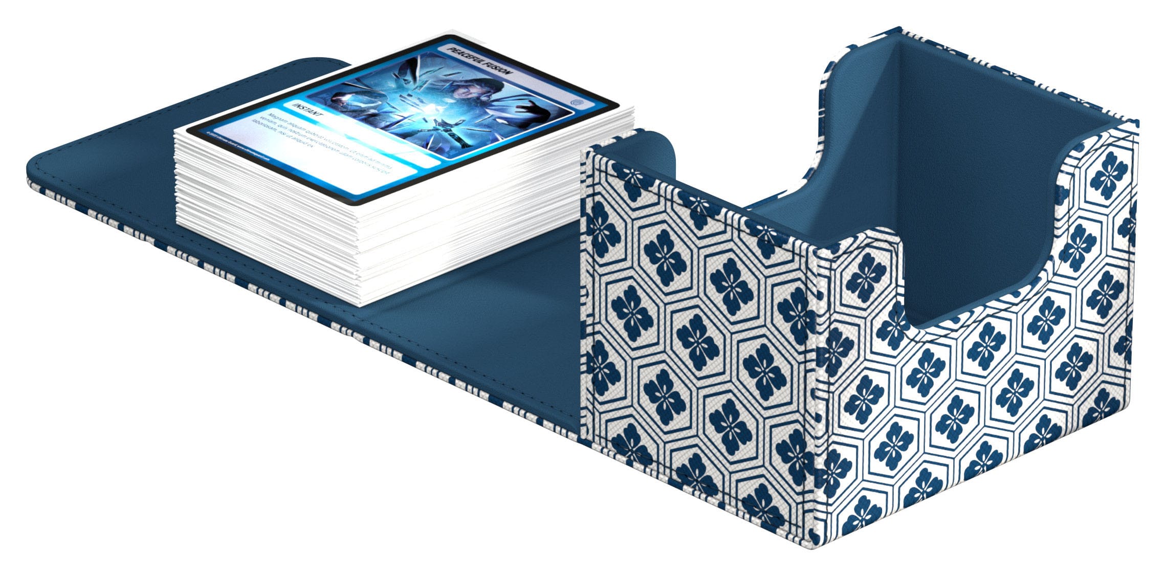 Ultimate Guard Sidewinder 100+ Katana: The Shogun's Journey - Part 2 - Kikko (White / Blue)