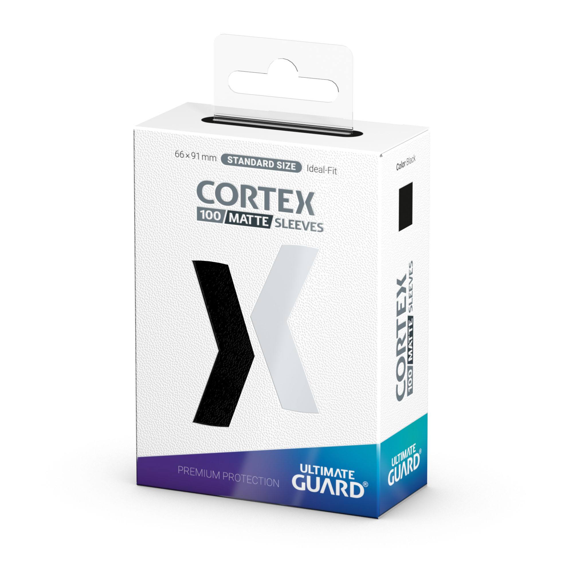 Ultimate Guard Cortex Fundas Tamaño Estándar Negro Mate (100)