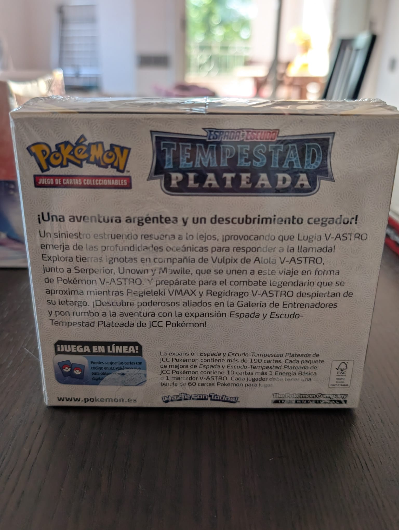 DISPLAY 36 SOBRES POKEMON TCG ESPADA Y ESCUDO - TEMPESTAD PLATEADA