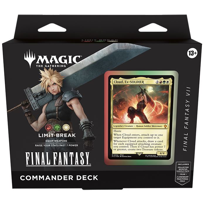 Magic: The Gathering Final Fantasy VII Commander Deck - Limit Break (INGLÉS) 