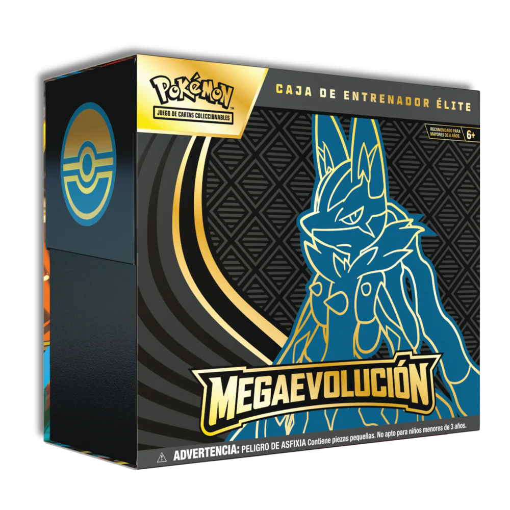 Caja de Entrenador Élite Mega Evolución Pokémon Lucario