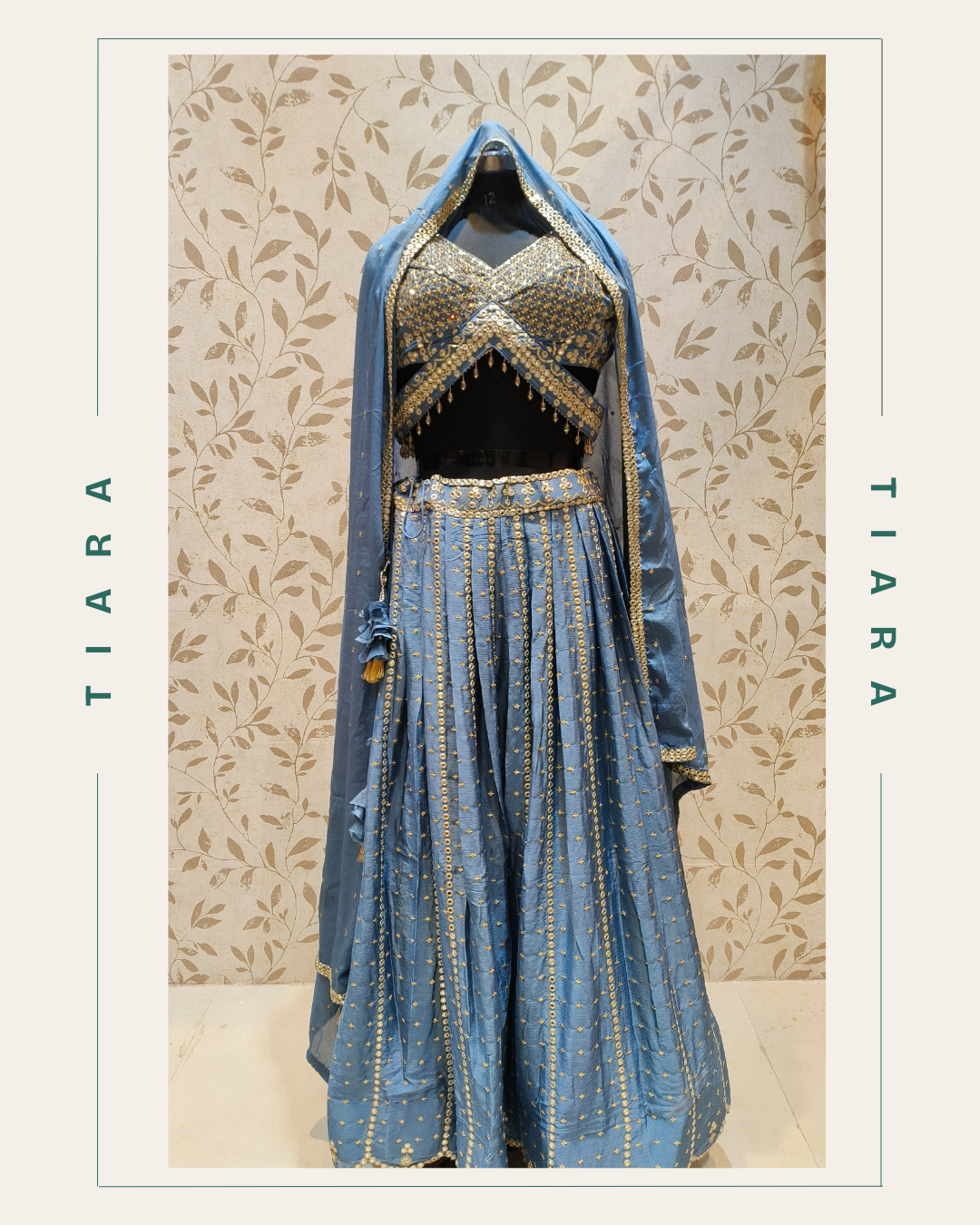 A Royal Blue Lehenga Set 41 
