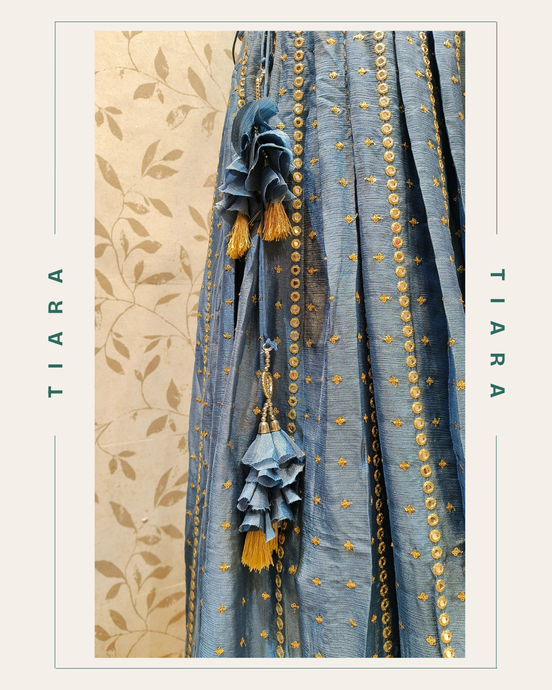 A Royal Blue Lehenga Set 41 
