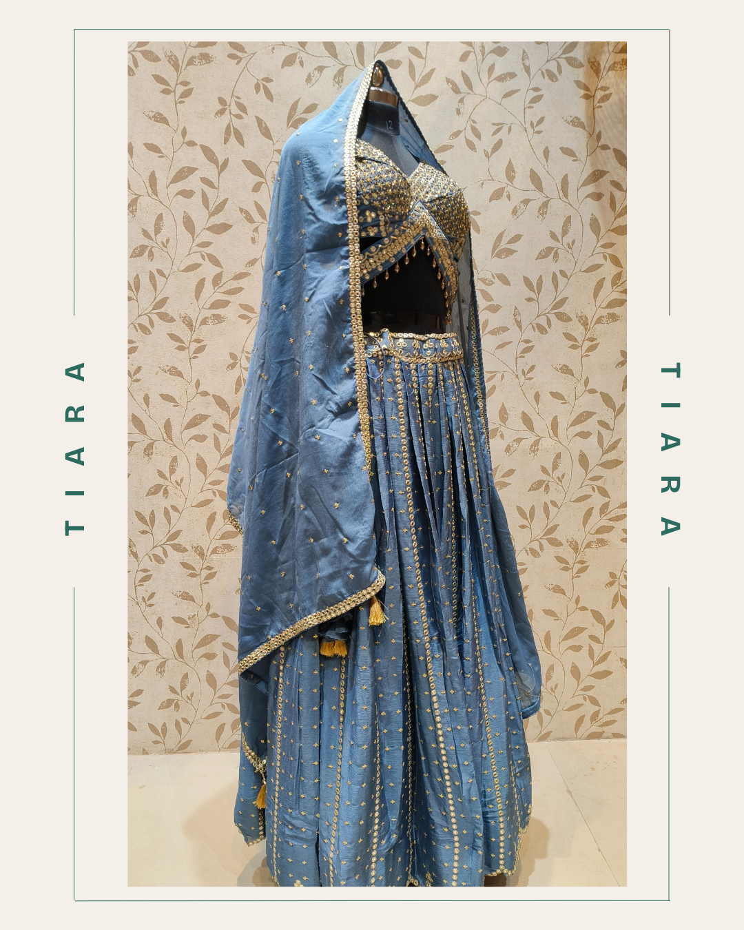 A Royal Blue Lehenga Set 41 