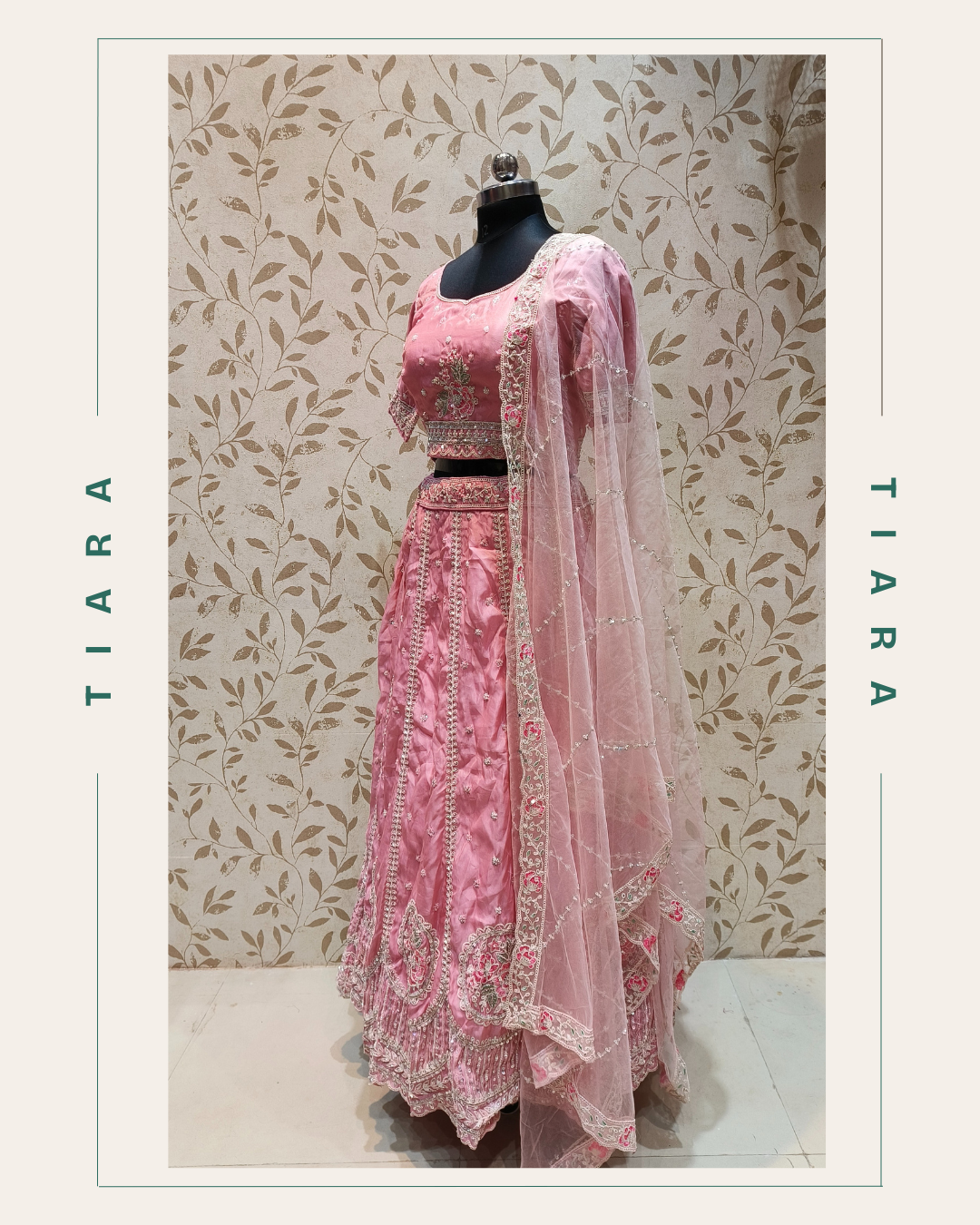 Blush Royale – Embroidered Elegance Lehenga Set 23 
