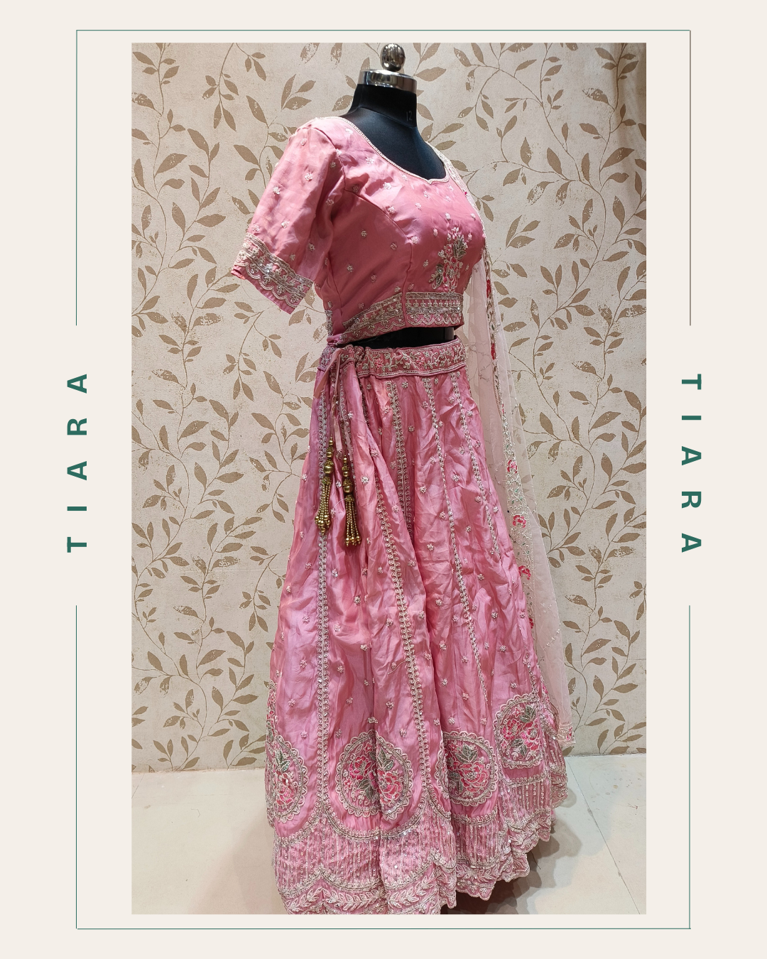 Blush Royale – Embroidered Elegance Lehenga Set 23 