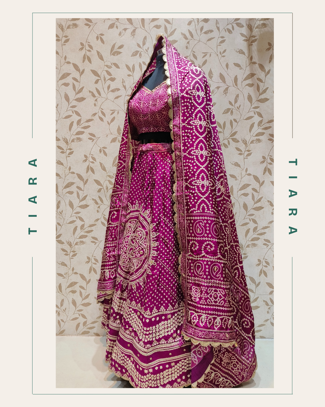 Royal Bandhej Majesty Lehenga Set 27 