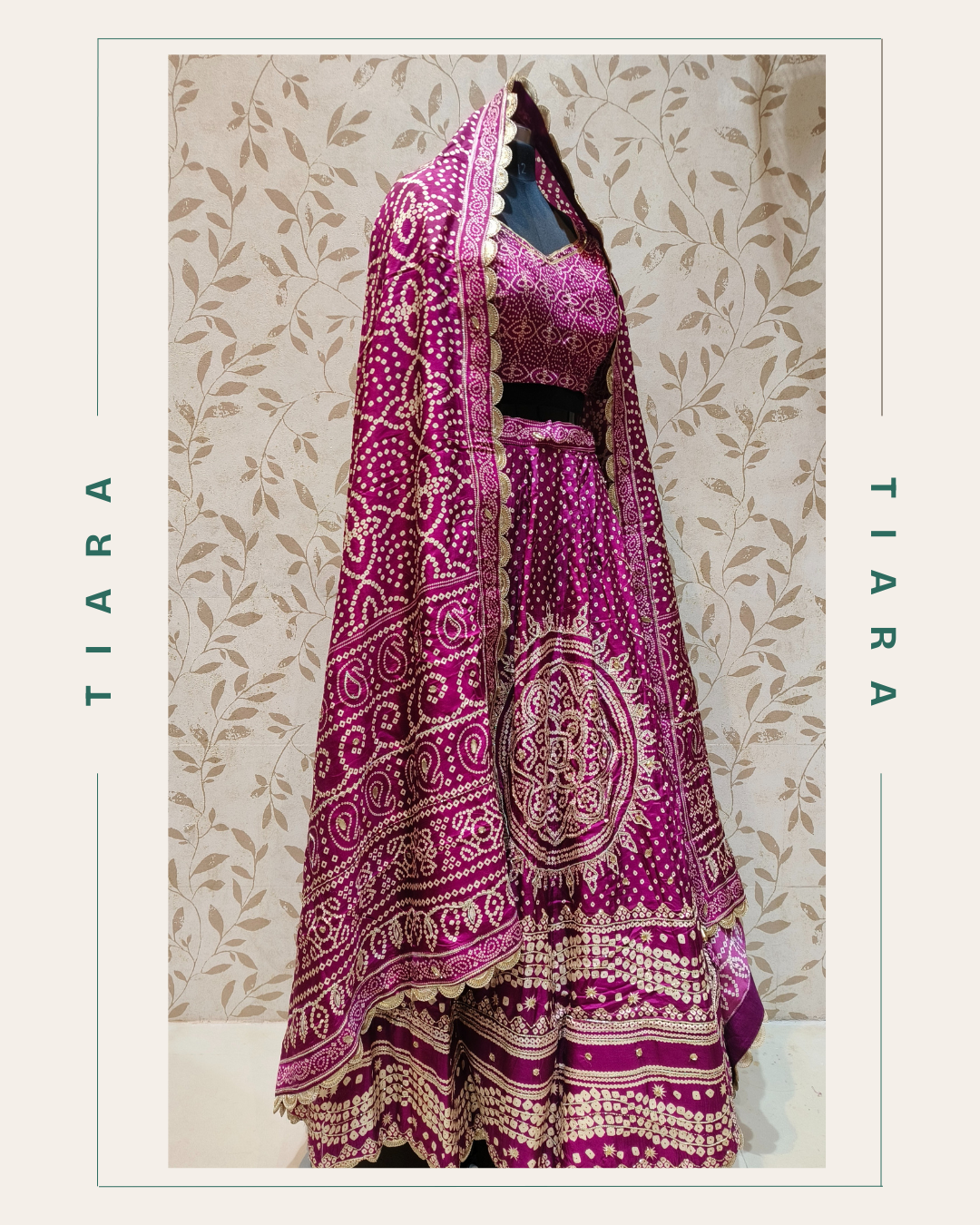 Royal Bandhej Majesty Lehenga Set 27 
