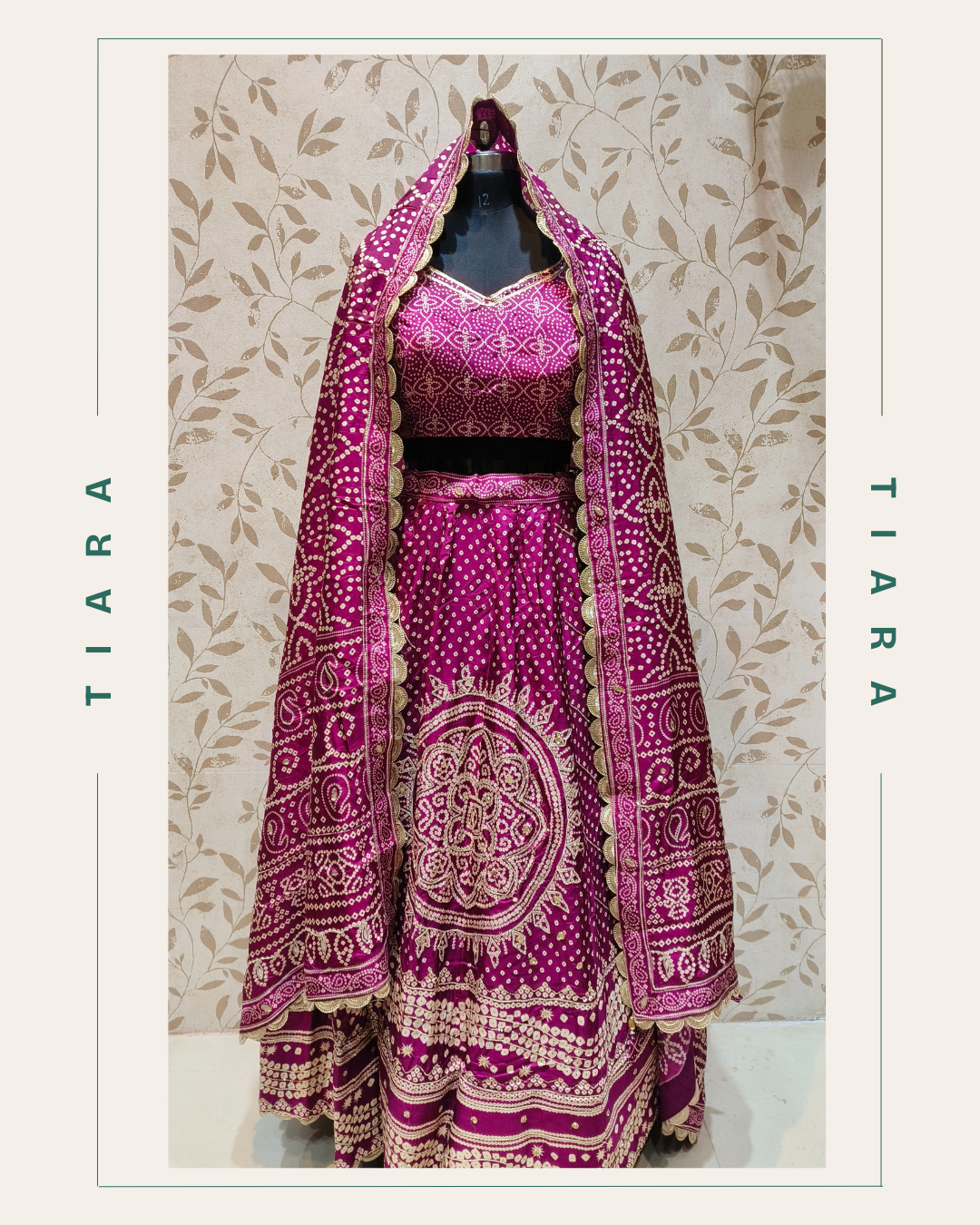 Royal Bandhej Majesty Lehenga Set 27 