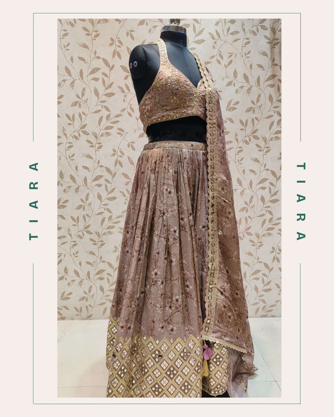 Vintage Blush Elegance – Embroidered Lehenga Set 39 