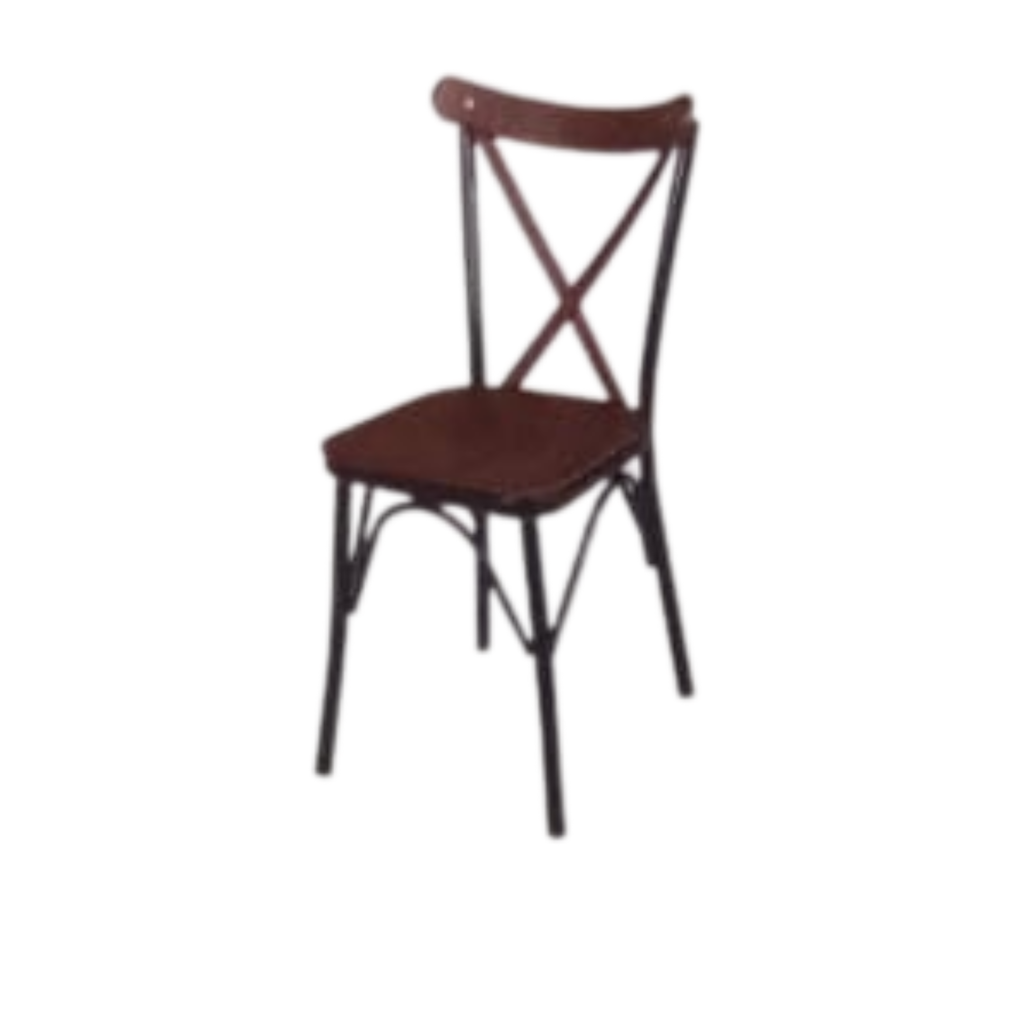 387 ÇAPRAZ SANDALYE AHŞAP CEVİZ