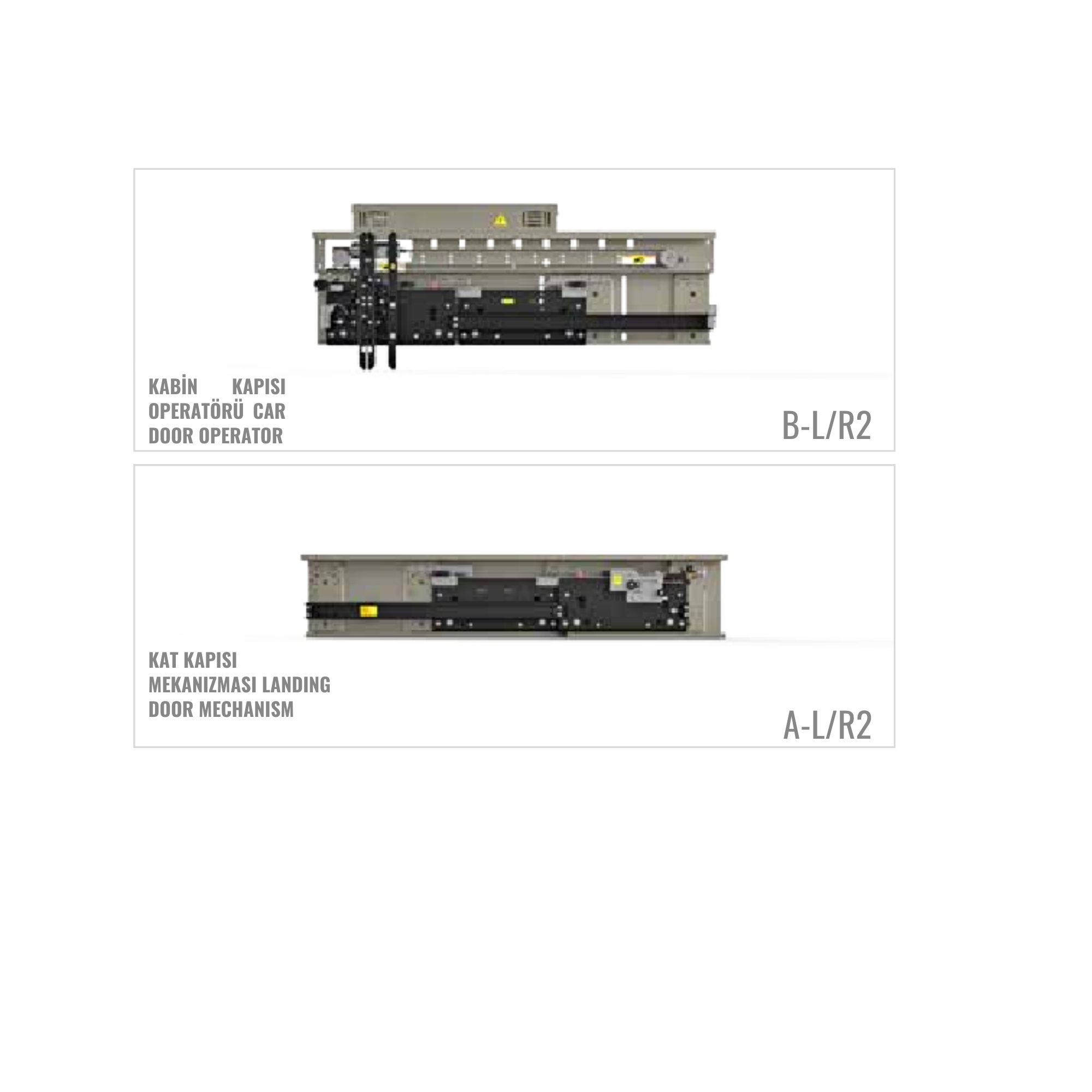 VONAK TELESKOPİK 2 PANEL FULL CAM  KAPI