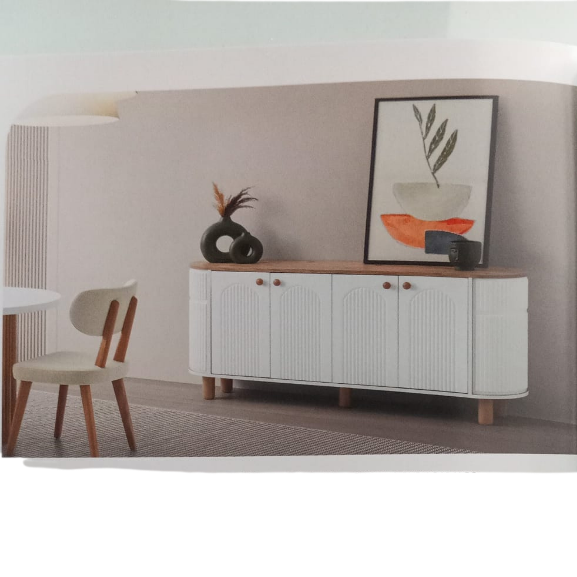 1604 BOHEM OVAL KONSOL BEYAZ DİŞ BUDAK