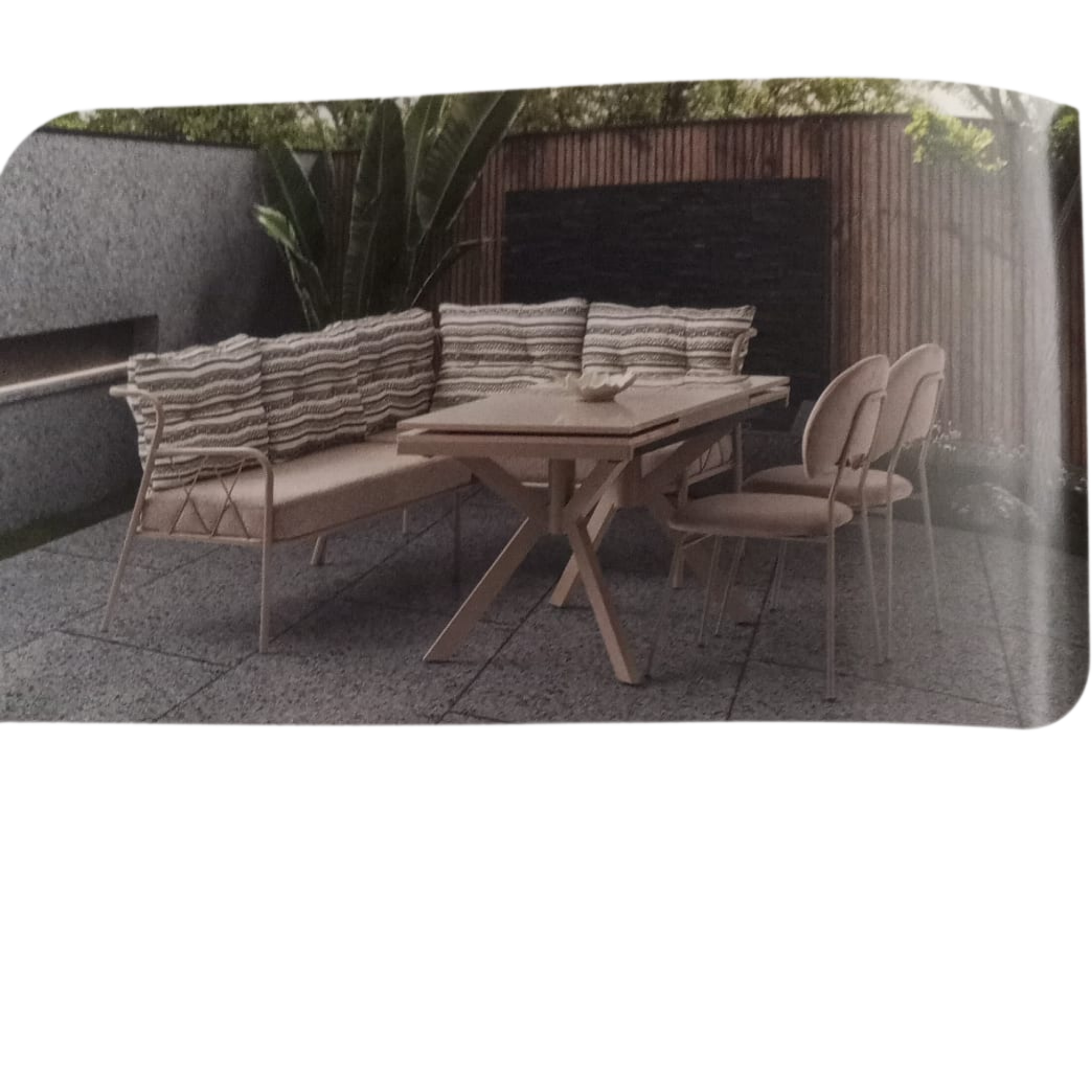 PETRA MASA CAPPUCİNO+1375 SUNA SANDALYE+1509 KLASS KÖŞE TAKIMI