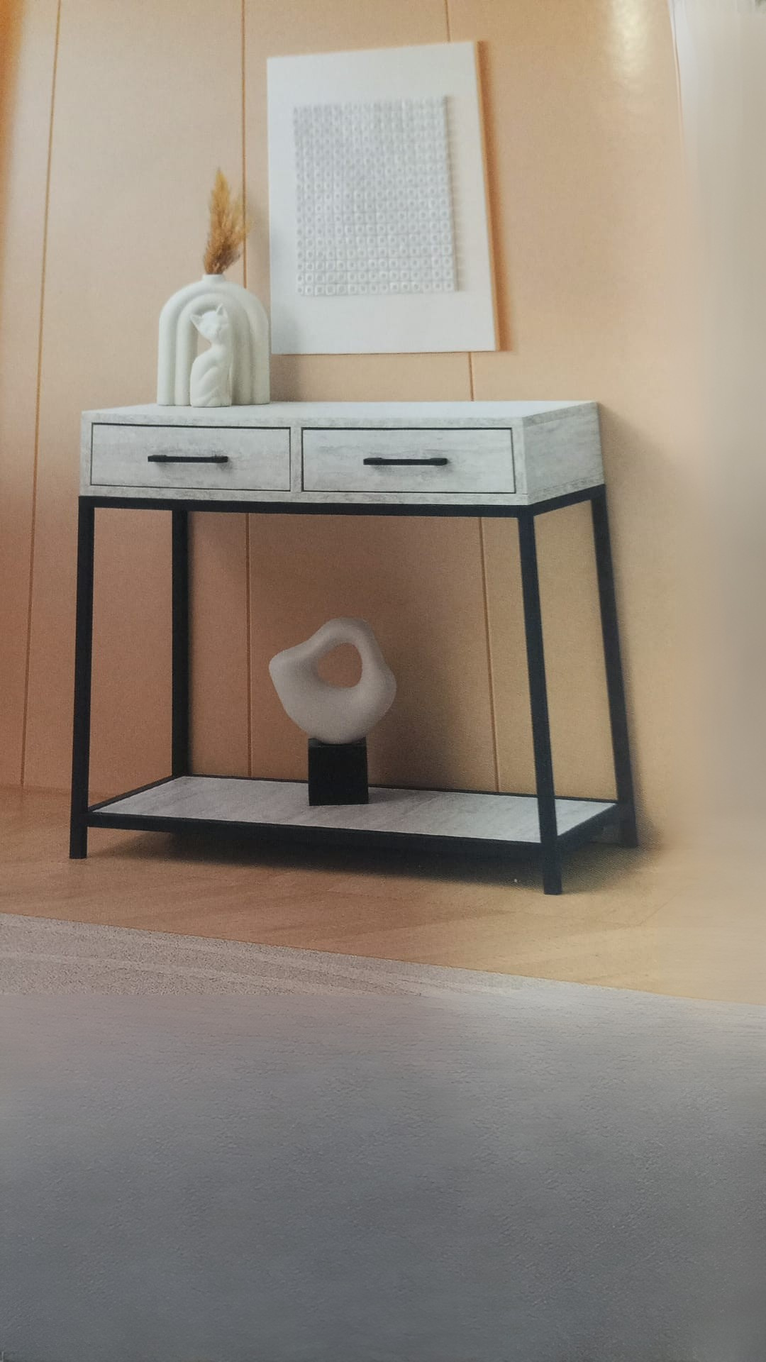 1901 KAŞMİR DRESUAR SİDON BEYAZ