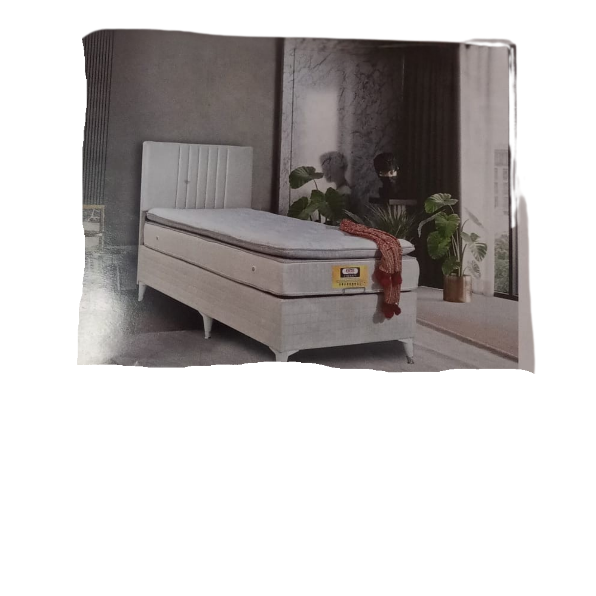 647 THERAPY KREM SERİSİ TEK KİŞİLİK YATAK