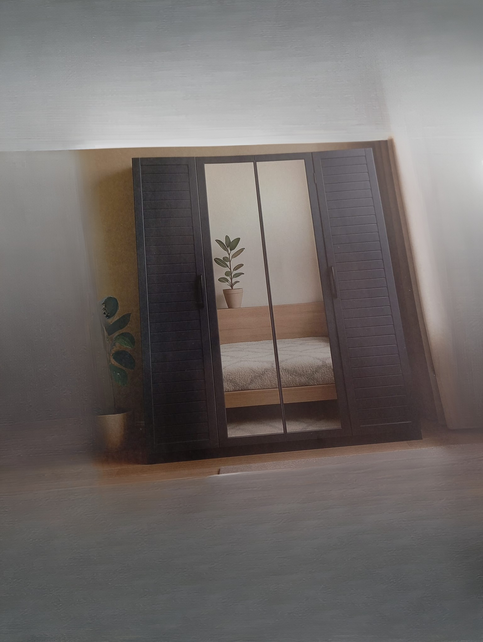 PK-04 ASYA  BLACK WARDROBE