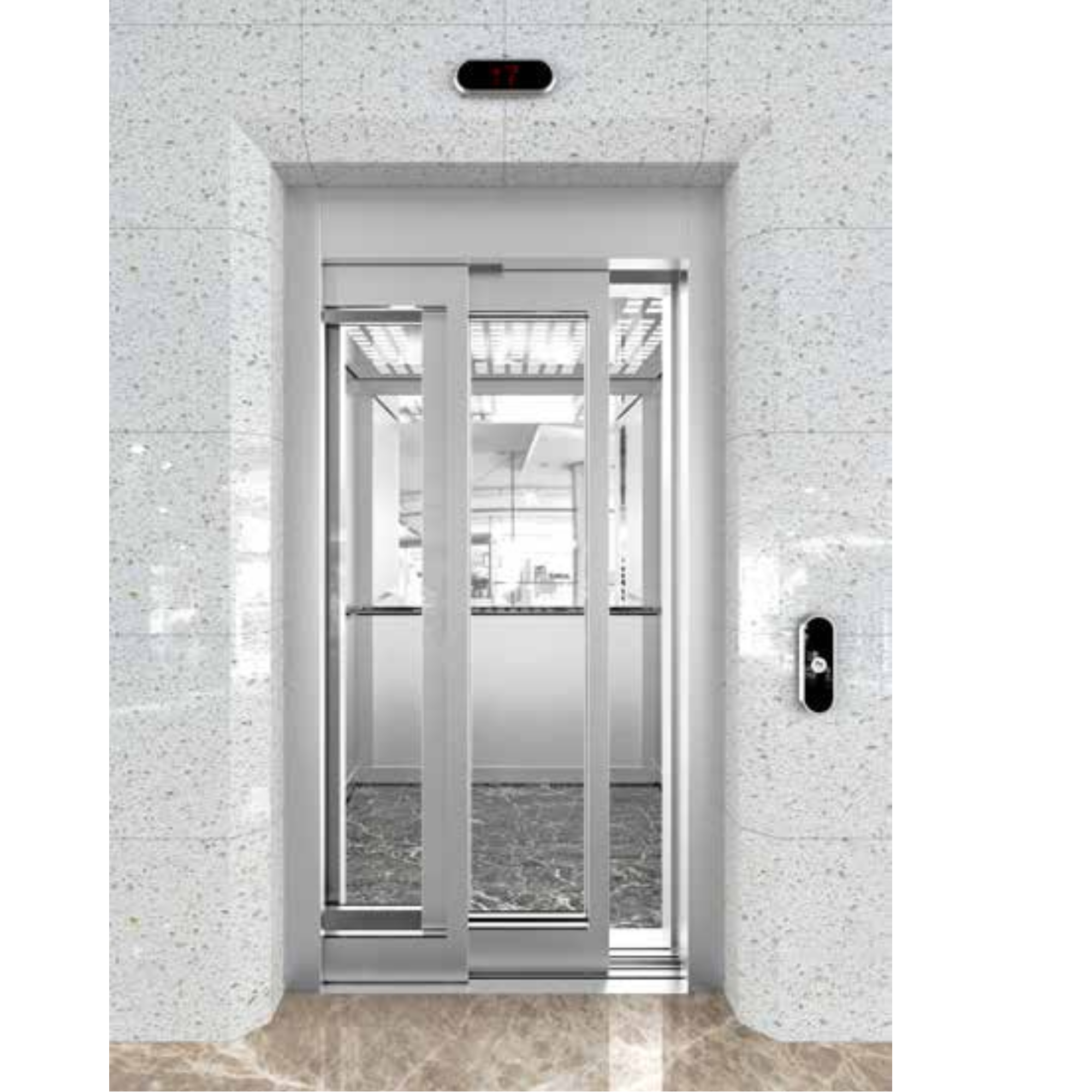 VEGA SERİSİ ÇERÇEVELİ TELESKOPİK KAT KAPISI