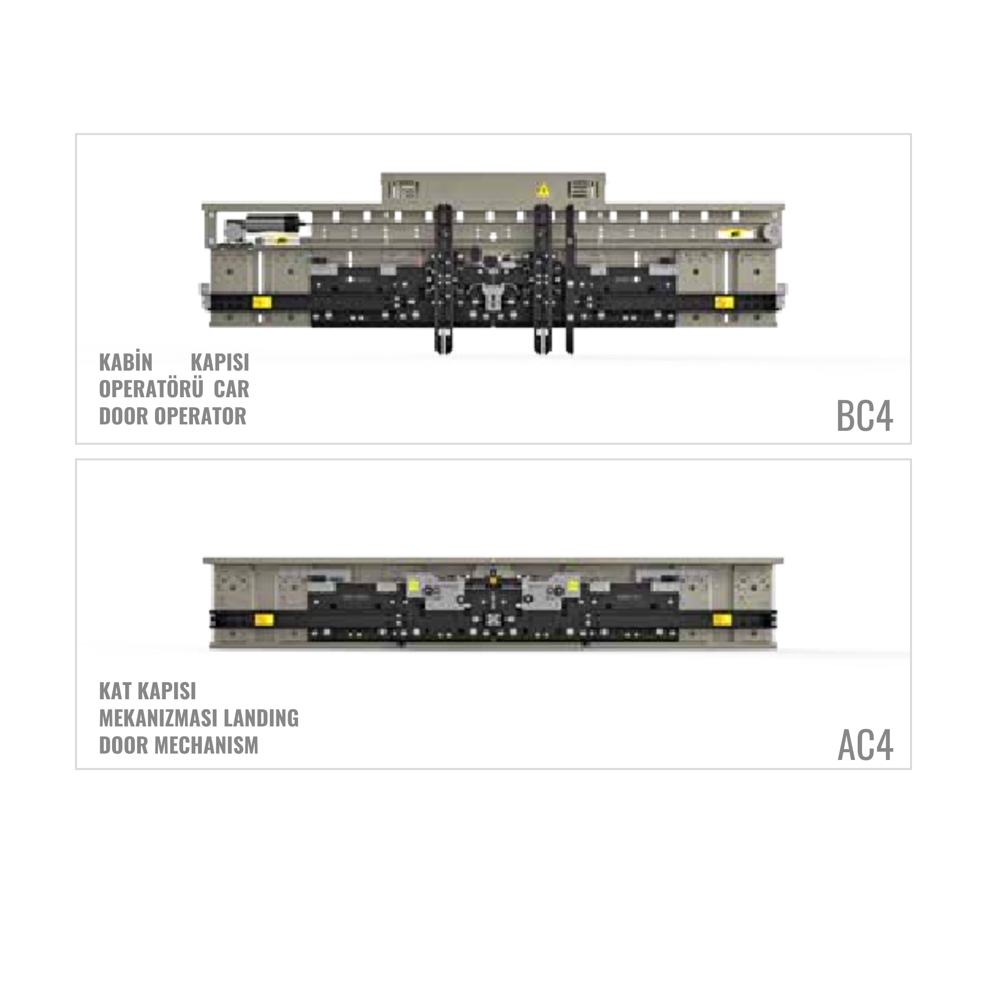 VONAK SERİSİ 4 PANEL MERKEZİ KAPI