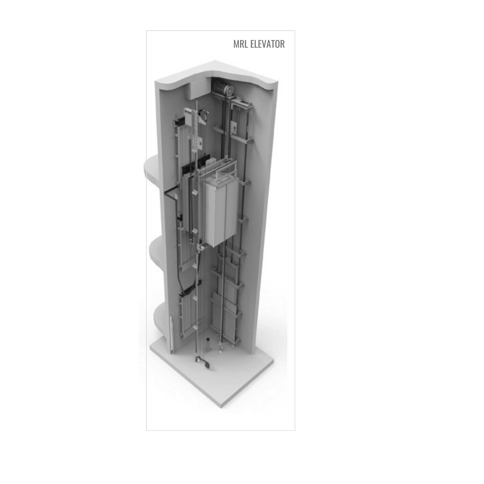 MRL ELEVATOR COMPLETE SYSTEM