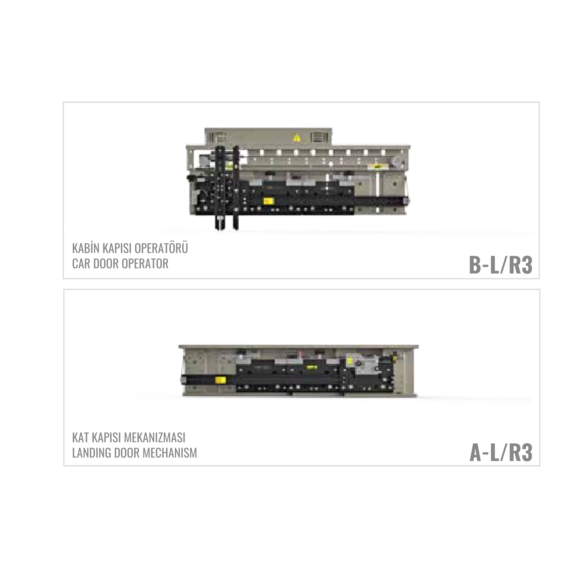 VONAK 3 PANEL ÇERÇEVELİ CAM TELESKOPİK KAPI