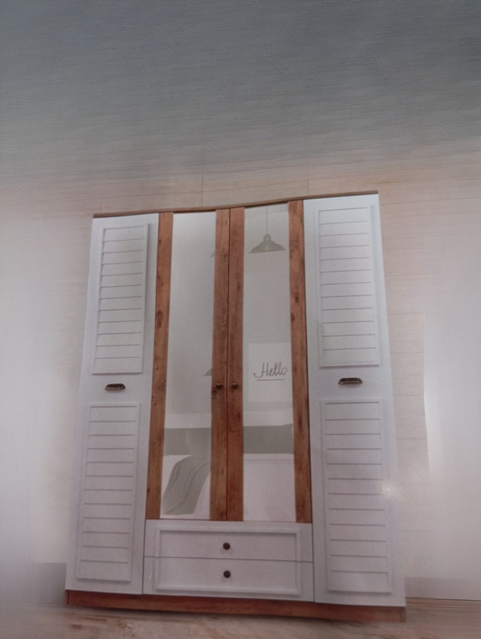 PÇ-03 AVRUPA WHİTE WARDROBE