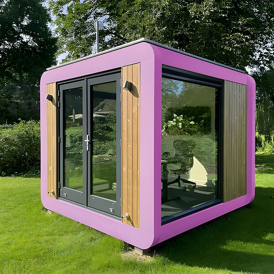 Accommodation Apple Capsule House Fashion Modular Homes For Sale