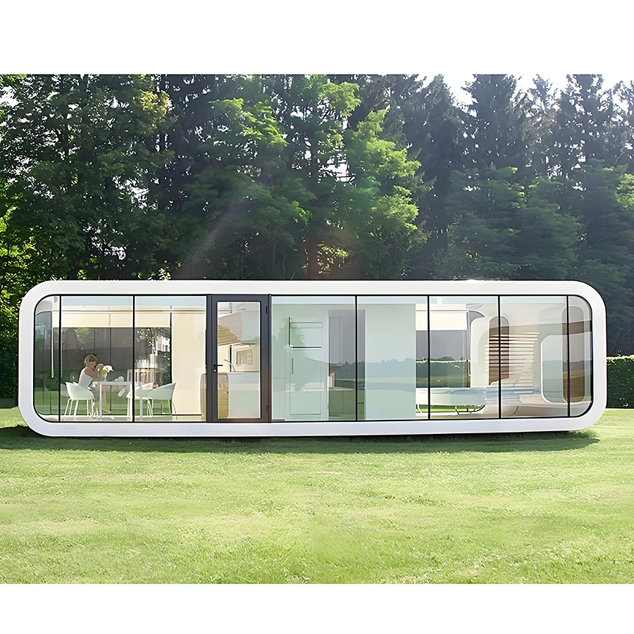 Accommodation Apple Capsule House Fashion Modular Homes For Sale
