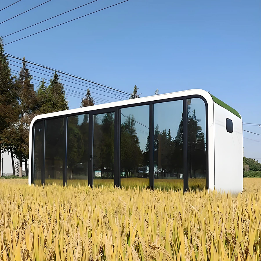 Accommodation Apple Capsule House Fashion Modular Homes For Sale