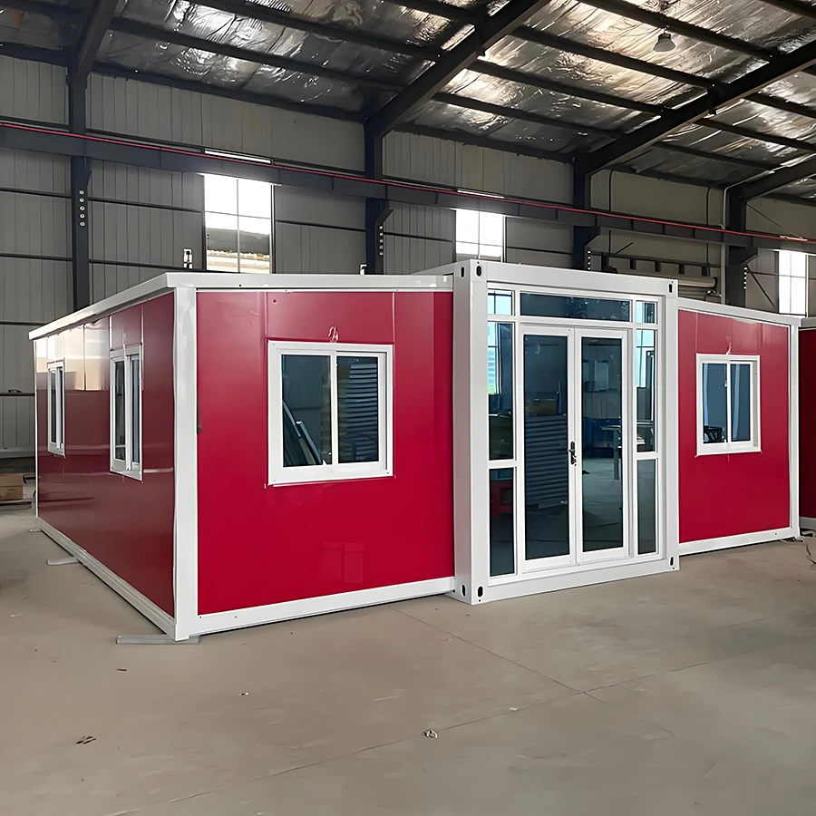 Mobilhomes New Expandable Container House 20ft Triple Wide Luxury