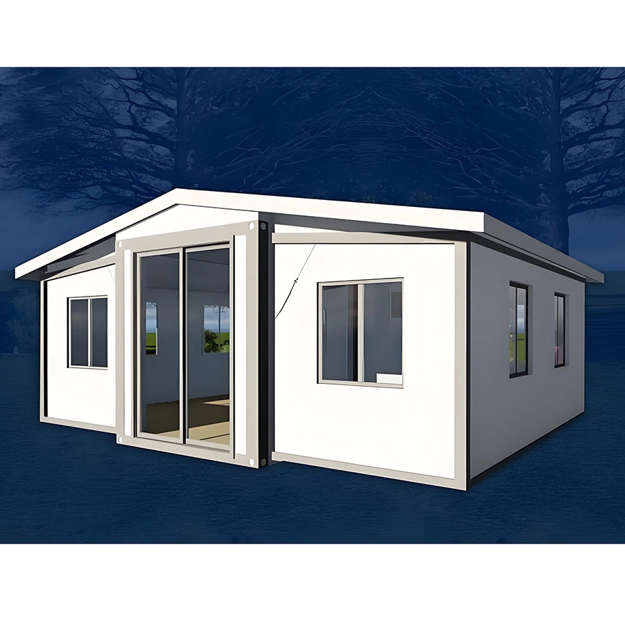 Mobilhomes New Expandable Container House 20ft Triple Wide Luxury