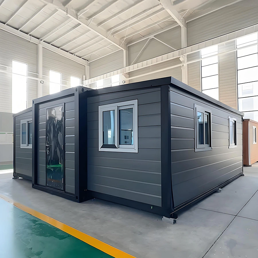 Mobilhomes New Expandable Container House 20ft Triple Wide Luxury