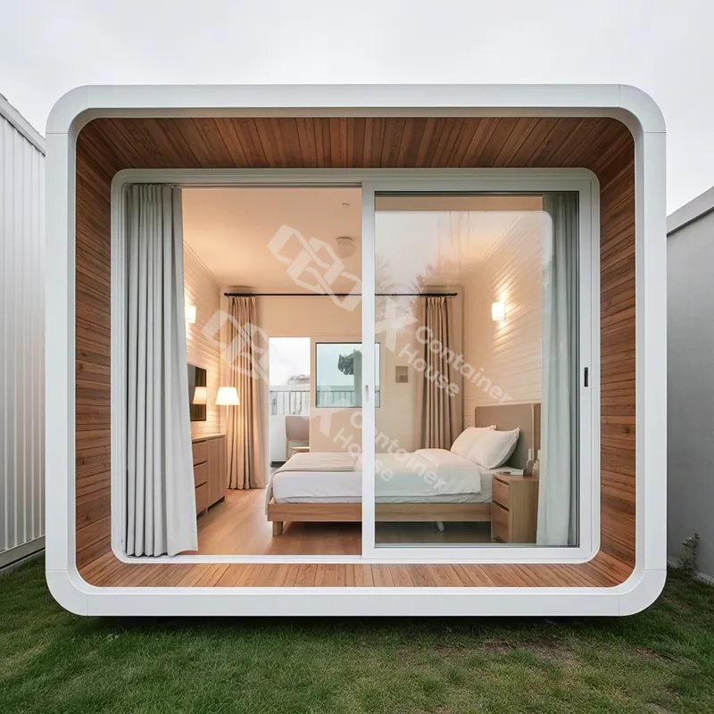 Luxury Prefab Apple Capsule Home Villas Premium Frame Option