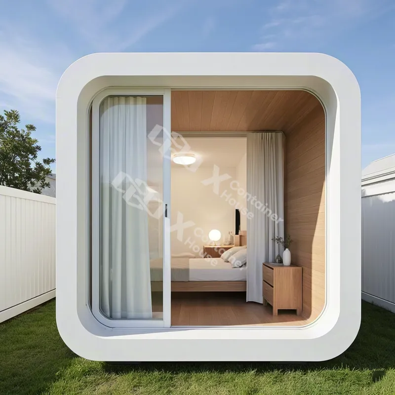 Luxury Prefab Apple Capsule Home Villas Premium Frame Option