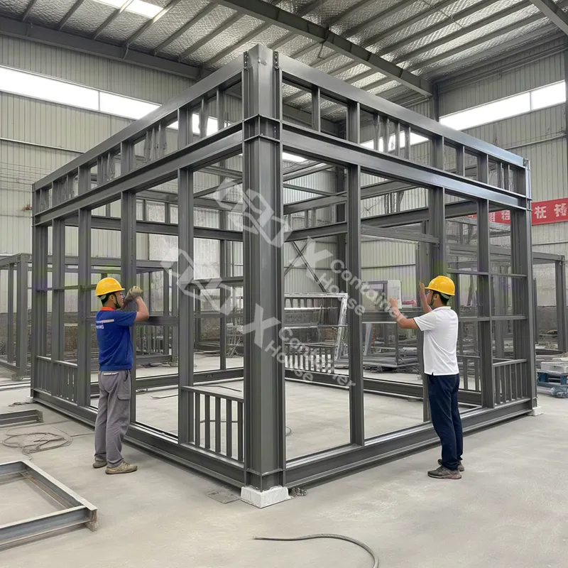 Economic Flat Pack House Prefabricated Ready To Live In Modular Home