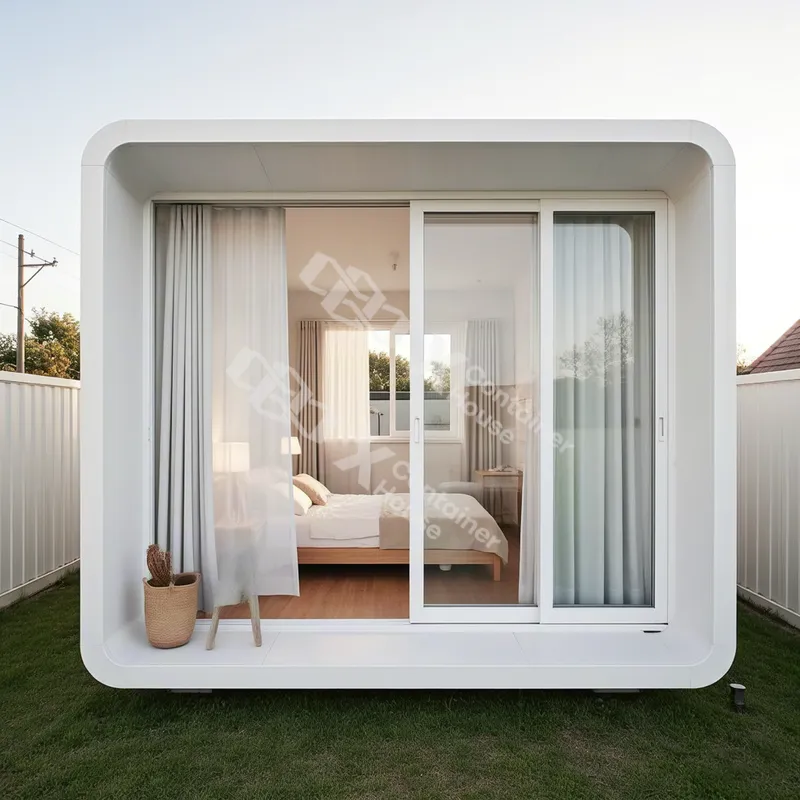 Innovative Futuristic Apple Capsule Home DesignLiving Space