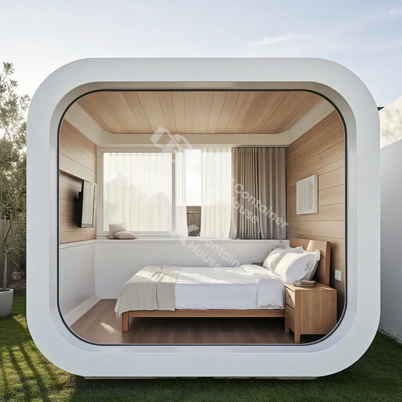 Innovative Futuristic Apple Capsule Home DesignLiving Space