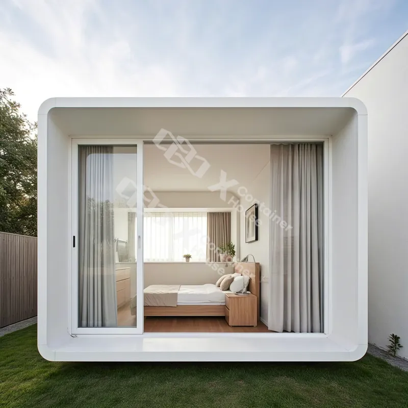 Innovative Futuristic Apple Capsule Home DesignLiving Space